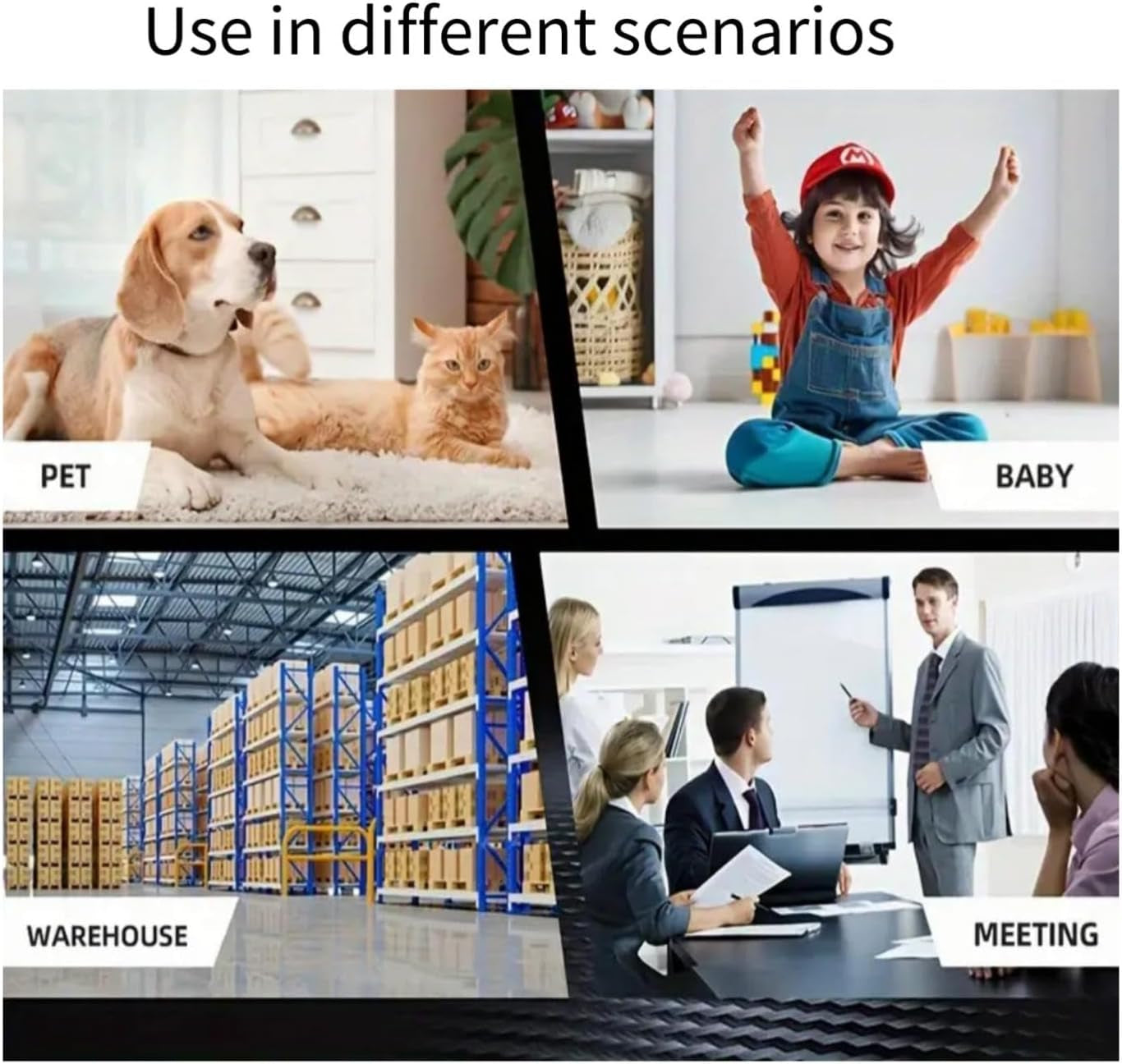 Hidden Camera Clock High-Definition 1080P Wireless Camera, Home Indoor Security Spy Camera, Monitoring with Motion Detection and Night Vision Function, Indoor Nanny Camera