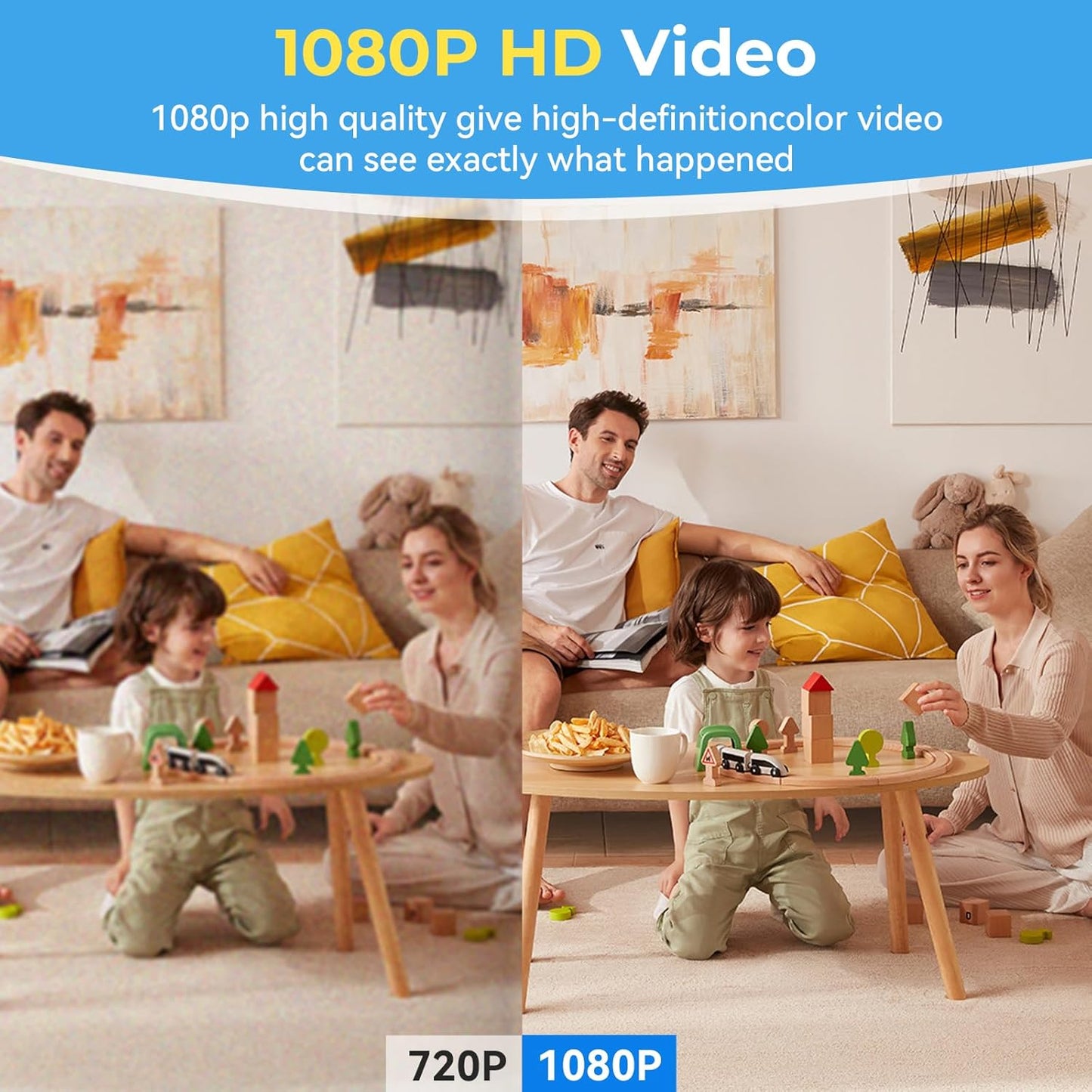 Hidden Camera Clock 1080P spy Clock,Nanny cam,WiFi Enabled, 150° Wide Angle Lens, Night Vision, Remote Monitoring — Ideal for Spy Surveillance & Nanny Monitoring