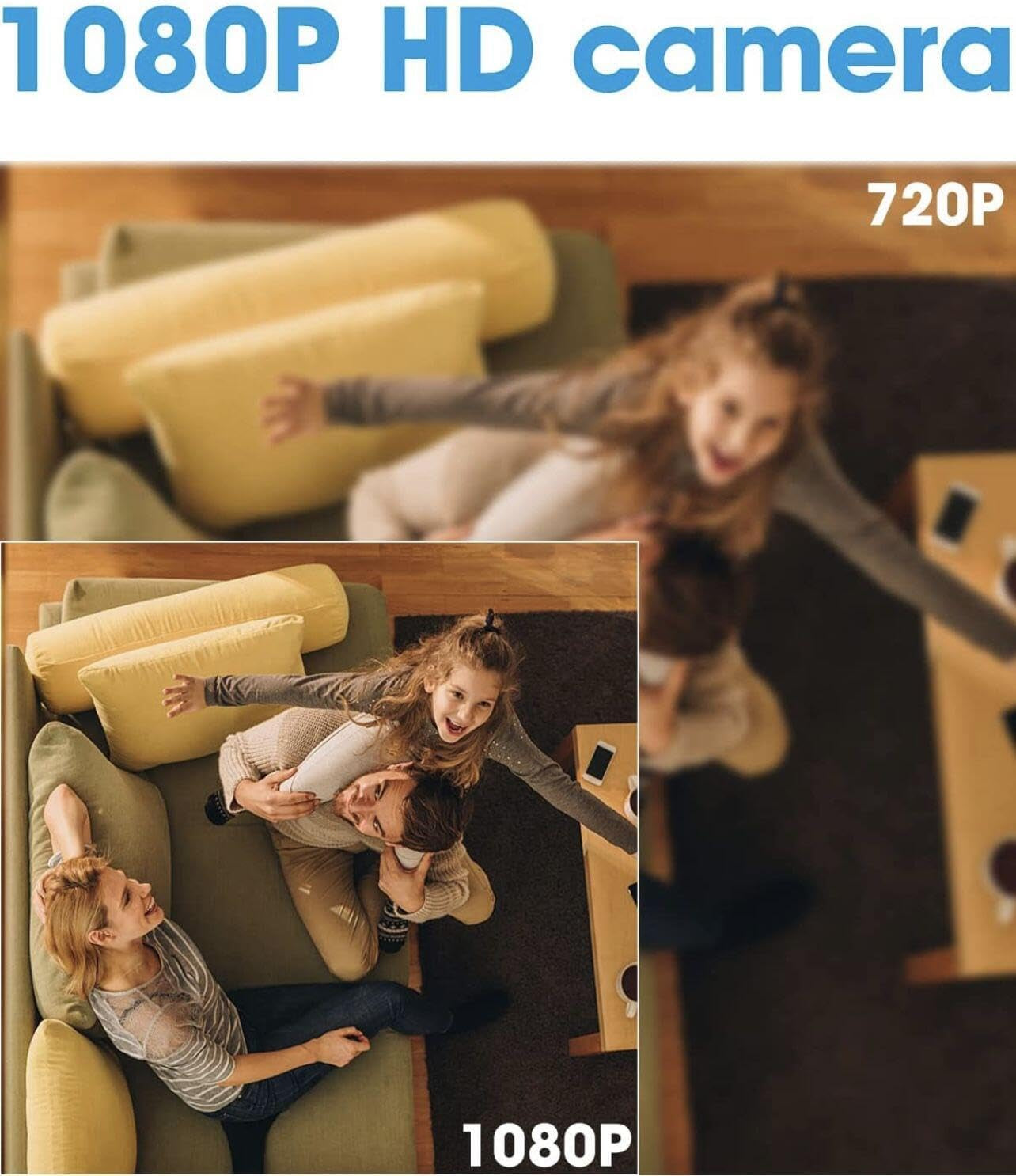 Wireless Smart Spy USB Charger 1080P Home Hidden Baby Monitor Surveillance Camera Detector Home Wifi Security Video Nanny Camera Motion Detection Remote View