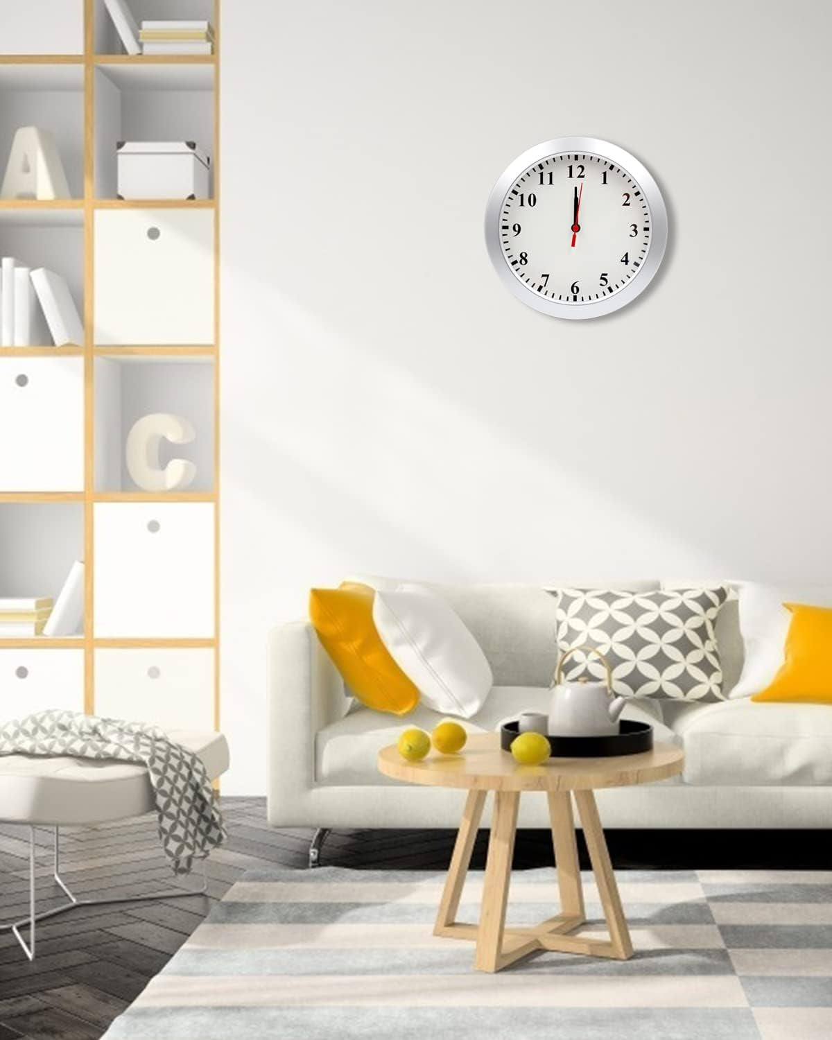 Hidden Camera Spy Camera Wall Clock,1080P Security Spy Cameras Clock with Motion Detection, Indoor Security Nanny Cam for Home Office, No Wi-Fi No Audio