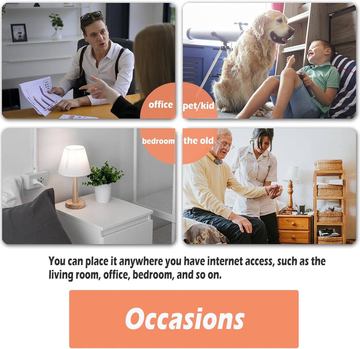 Hidden Camera Photo Frame - Wifi Spy Cam with Remote Viewing - 1080P FHD Nanny Cam for Indoor Security, Wireless Video Recorder